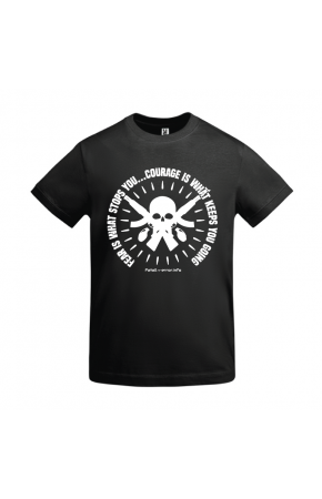 Мъжка тениска Skull - Fatall-Error.Info, Черна
